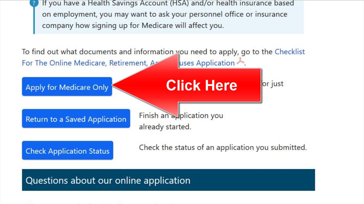 How Do You Sign Up For Medicare Online